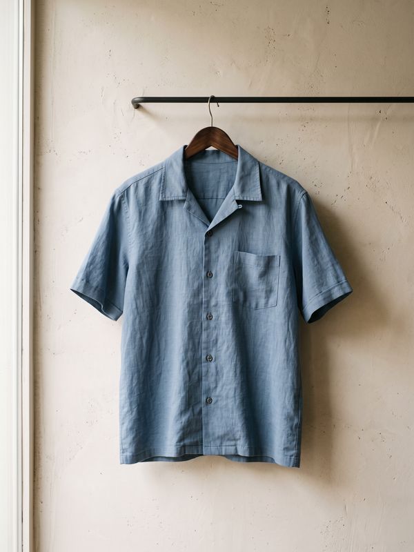 The Camp Shirt — Luminous Blue